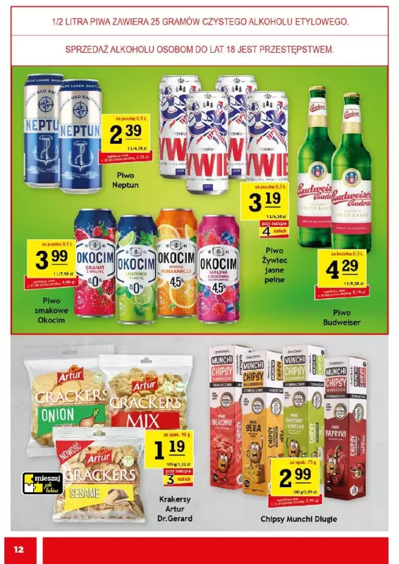 Gram Market - gazetka promocyjna Gazetka  do wtorku 10.06 - strona 12