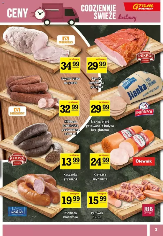 Gram Market - gazetka promocyjna Gazetka od środy 18.06 do wtorku 24.06 - strona 3