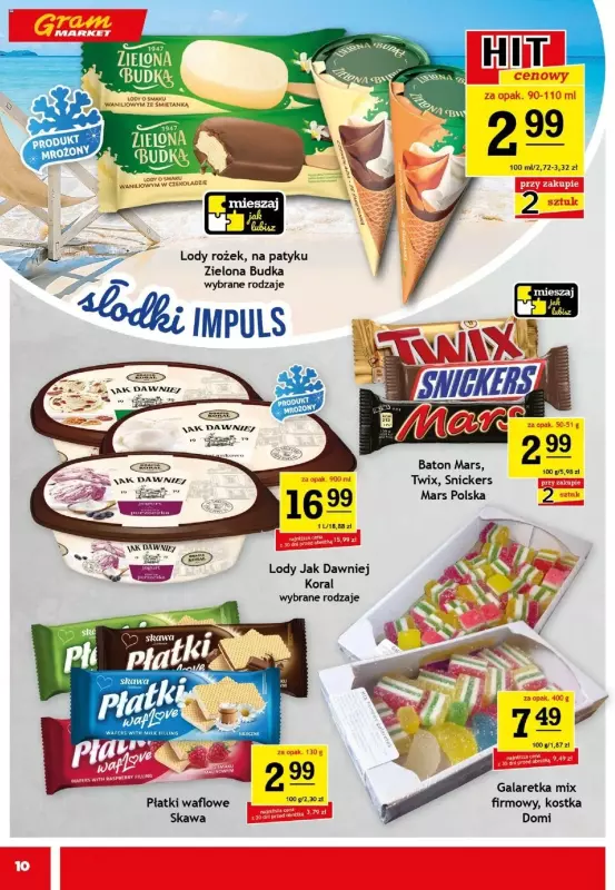 Gram Market - gazetka promocyjna Gazetka od środy 18.06 do wtorku 24.06 - strona 10