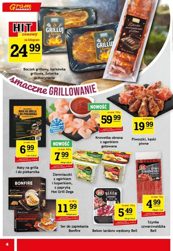 Gram Market - gazetka promocyjna Gazetka od środy 18.06 do wtorku 24.06 - strona 4