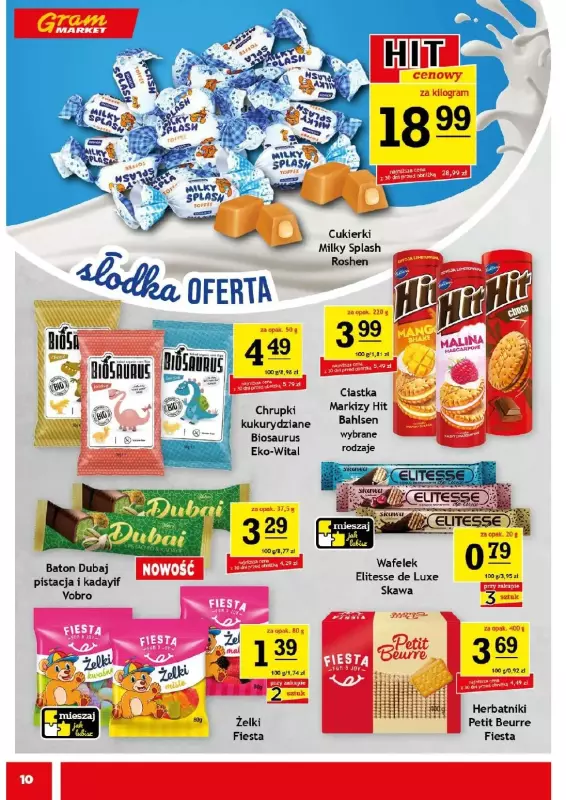 Gram Market - gazetka promocyjna Gazetka od środy 25.06 do wtorku 01.07 - strona 10