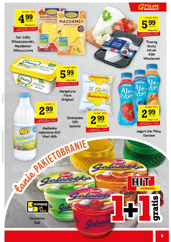 Gram Market - gazetka promocyjna Gazetka od środy 25.06 do wtorku 01.07 - strona 5