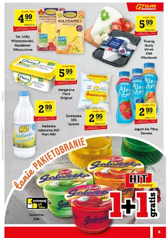 Gram Market - gazetka promocyjna Gazetka od środy 25.06 do wtorku 01.07 - strona 5