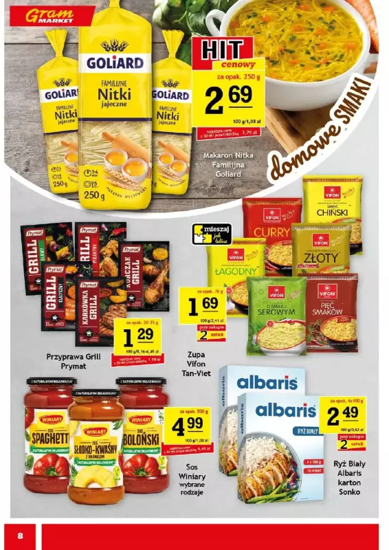 Gram Market - gazetka promocyjna Gazetka od środy 25.06 do wtorku 01.07 - strona 8