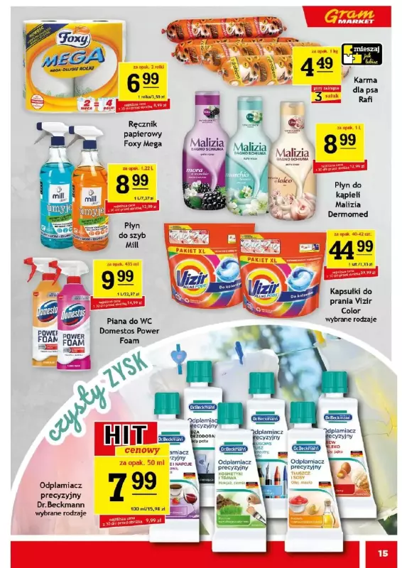 Gram Market - gazetka promocyjna Gazetka od środy 25.06 do wtorku 01.07 - strona 15