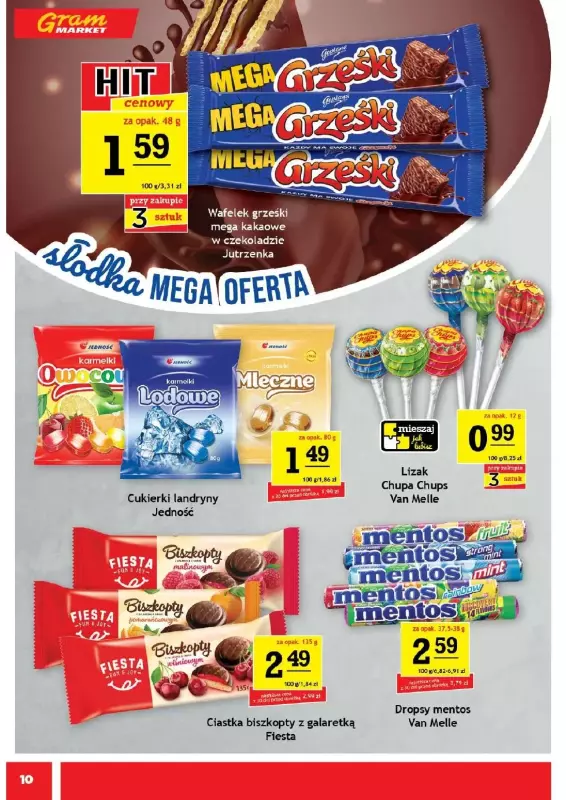 Gram Market - gazetka promocyjna Gazetka od środy 02.07 do wtorku 08.07 - strona 10