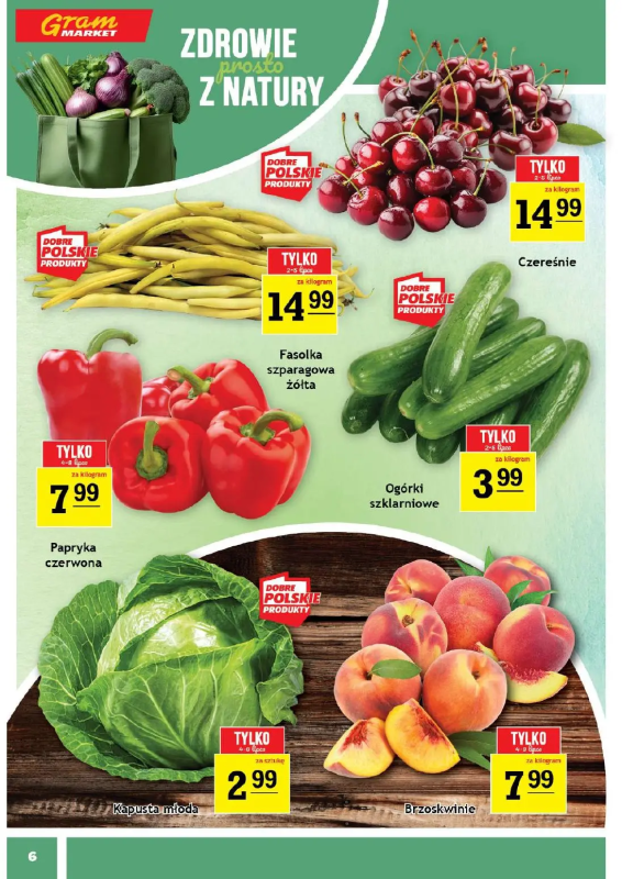 Gram Market - gazetka promocyjna Gazetka od środy 02.07 do wtorku 08.07 - strona 6