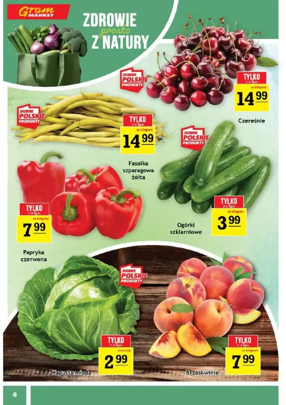 Gram Market - gazetka promocyjna Gazetka od środy 02.07 do wtorku 08.07 - strona 6