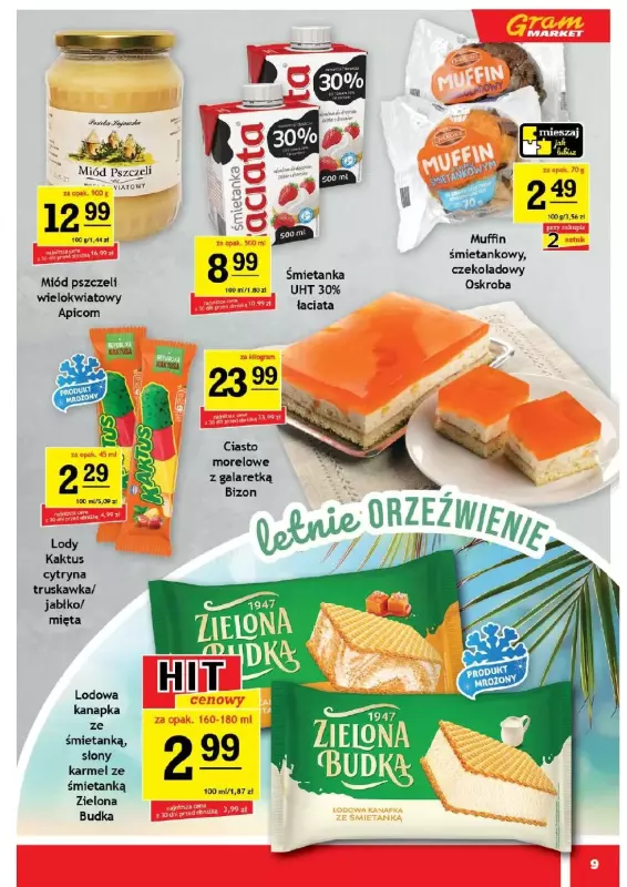 Gram Market - gazetka promocyjna Gazetka od środy 02.07 do wtorku 08.07 - strona 9