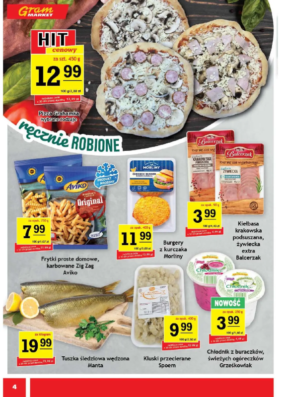 Gram Market - gazetka promocyjna Gazetka od środy 02.07 do wtorku 08.07 - strona 4