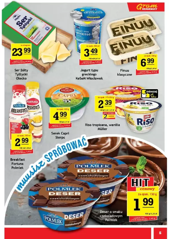 Gram Market - gazetka promocyjna Gazetka od środy 02.07 do wtorku 08.07 - strona 5