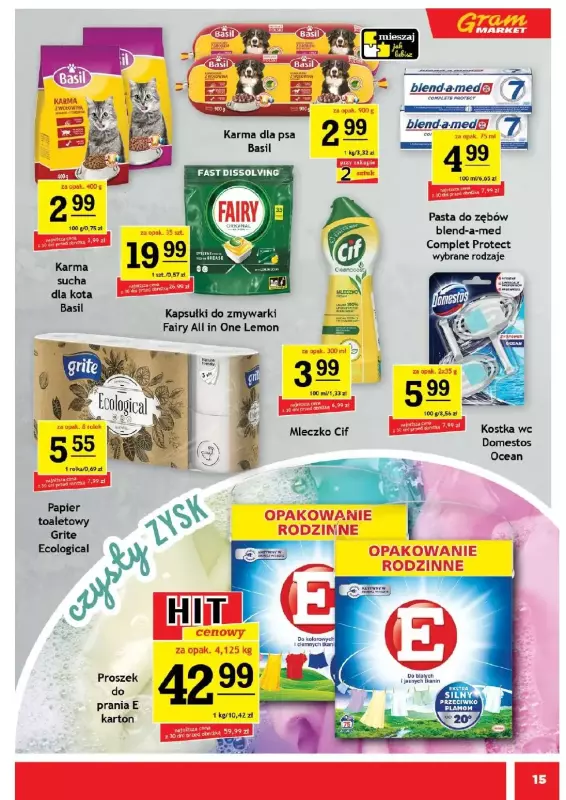 Gram Market - gazetka promocyjna Gazetka od środy 02.07 do wtorku 08.07 - strona 15