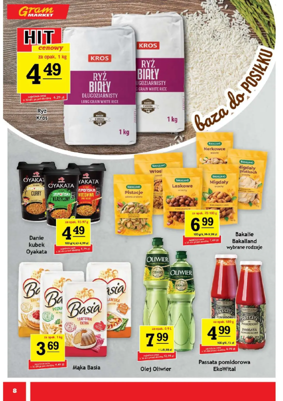 Gram Market - gazetka promocyjna Gazetka od środy 02.07 do wtorku 08.07 - strona 8