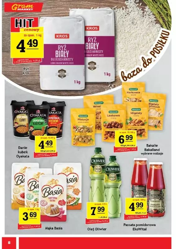 Gram Market - gazetka promocyjna Gazetka od środy 02.07 do wtorku 08.07 - strona 8