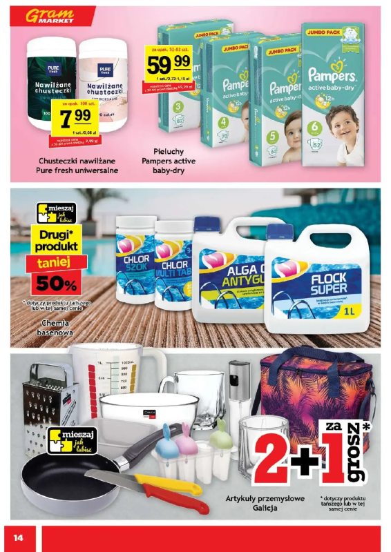 Gram Market - gazetka promocyjna Gazetka od środy 02.07 do wtorku 08.07 - strona 14