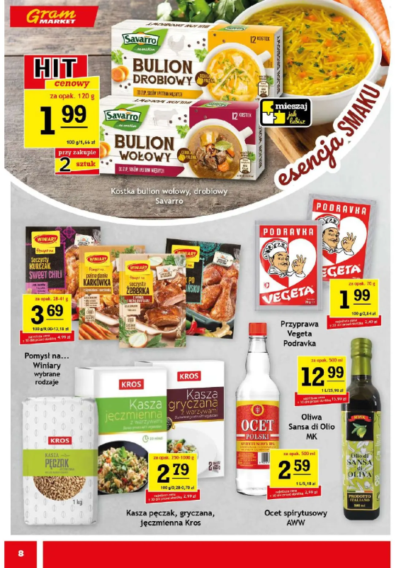 Gram Market - gazetka promocyjna Gazetka od środy 09.07 do wtorku 15.07 - strona 8