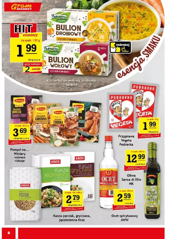 Gram Market - gazetka promocyjna Gazetka od środy 09.07 do wtorku 15.07 - strona 8