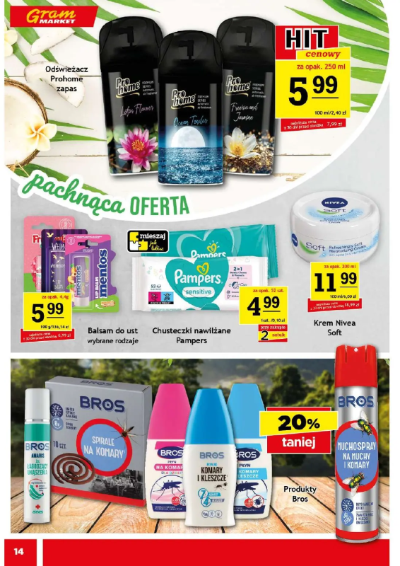 Gram Market - gazetka promocyjna Gazetka od środy 09.07 do wtorku 15.07 - strona 14
