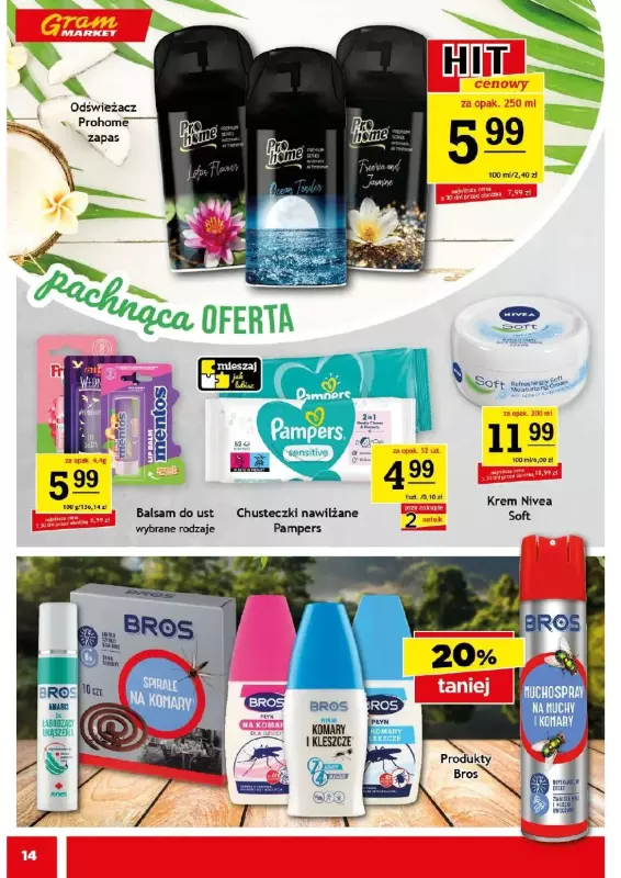 Gram Market - gazetka promocyjna Gazetka od środy 09.07 do wtorku 15.07 - strona 14