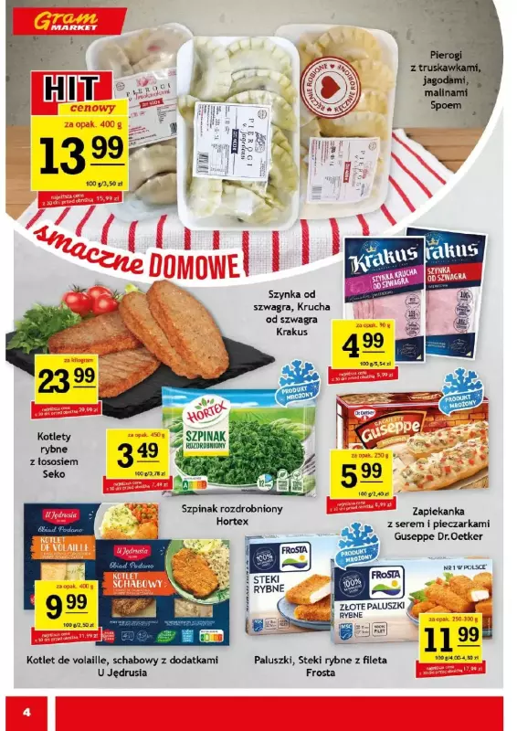 Gram Market - gazetka promocyjna Gazetka od środy 09.07 do wtorku 15.07 - strona 4