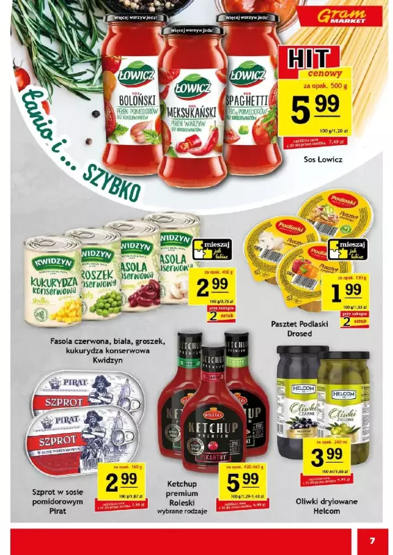Gram Market - gazetka promocyjna Gazetka od środy 09.07 do wtorku 15.07 - strona 7