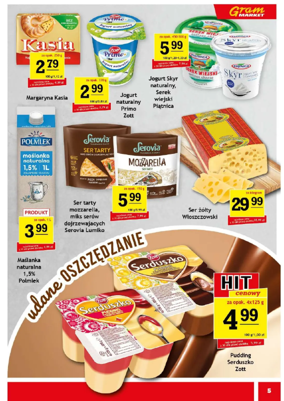 Gram Market - gazetka promocyjna Gazetka od środy 09.07 do wtorku 15.07 - strona 5