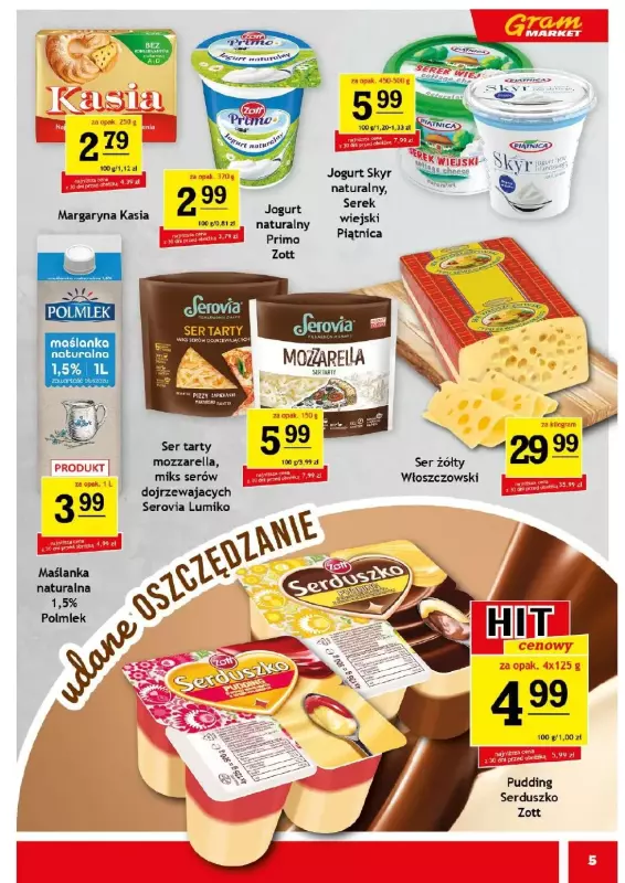 Gram Market - gazetka promocyjna Gazetka od środy 09.07 do wtorku 15.07 - strona 5