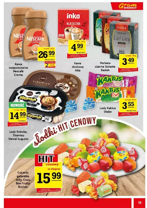 Gram Market - gazetka promocyjna Gazetka od środy 09.07 do wtorku 15.07 - strona 11