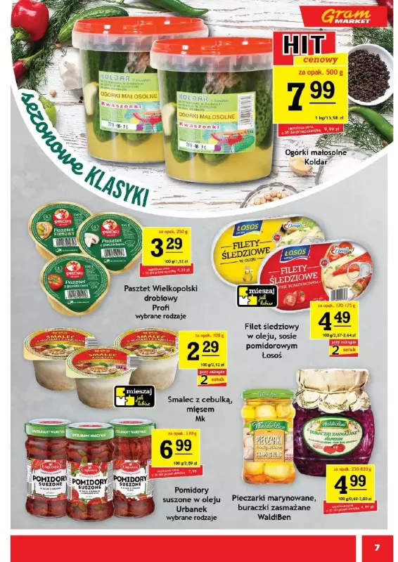 Gram Market - gazetka promocyjna Gazetka od środy 16.07 do wtorku 22.07 - strona 7