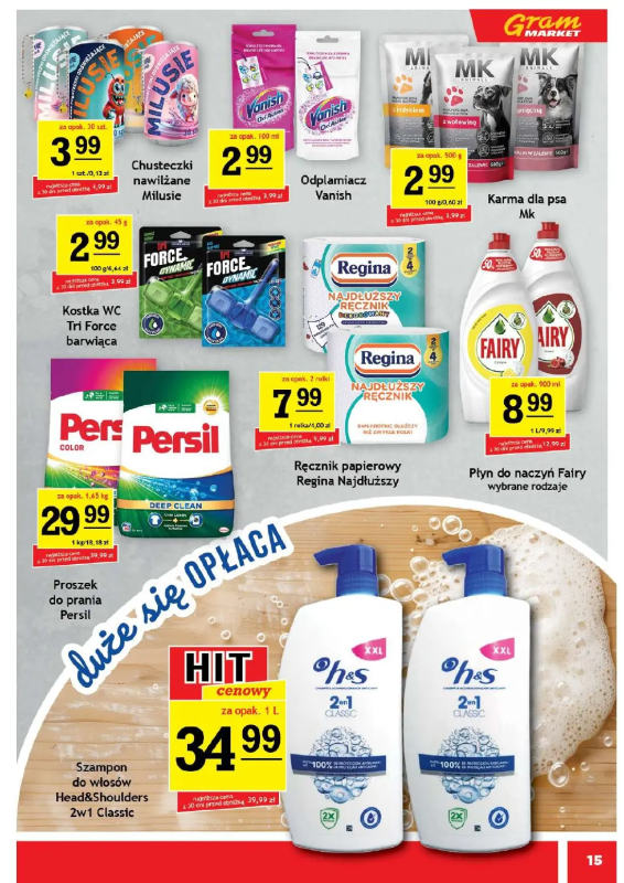 Gram Market - gazetka promocyjna Gazetka od środy 16.07 do wtorku 22.07 - strona 15