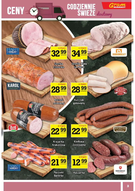 Gram Market - gazetka promocyjna Gazetka  do wtorku 22.07 - strona 3
