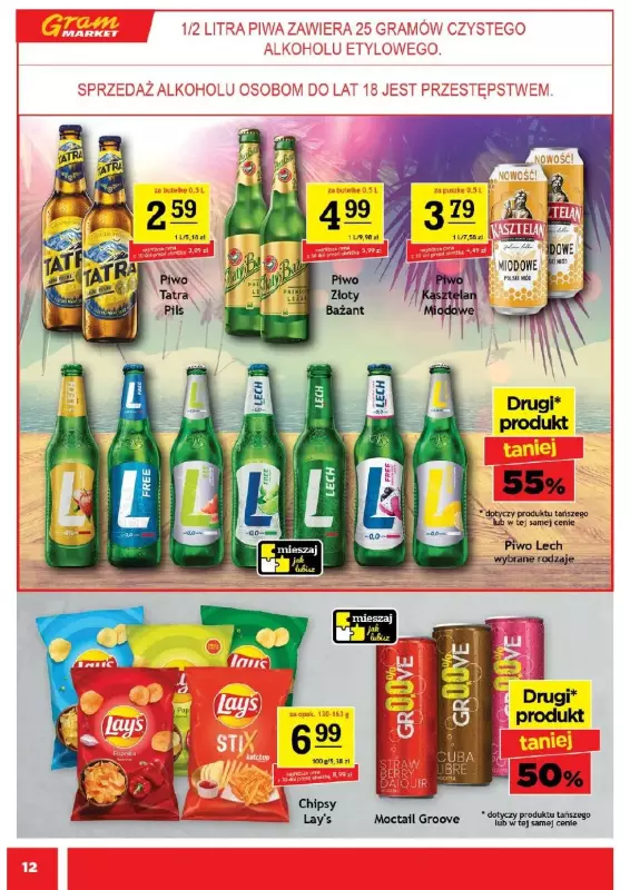 Gram Market - gazetka promocyjna Gazetka od środy 16.07 do wtorku 22.07 - strona 12