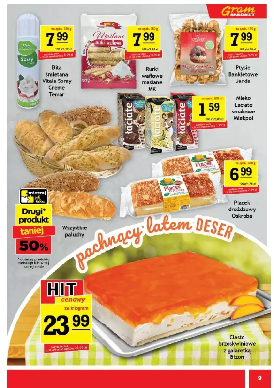 Gram Market - gazetka promocyjna Gazetka od środy 16.07 do wtorku 22.07 - strona 9
