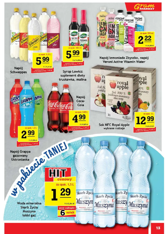 Gram Market - gazetka promocyjna Gazetka  do wtorku 22.07 - strona 13