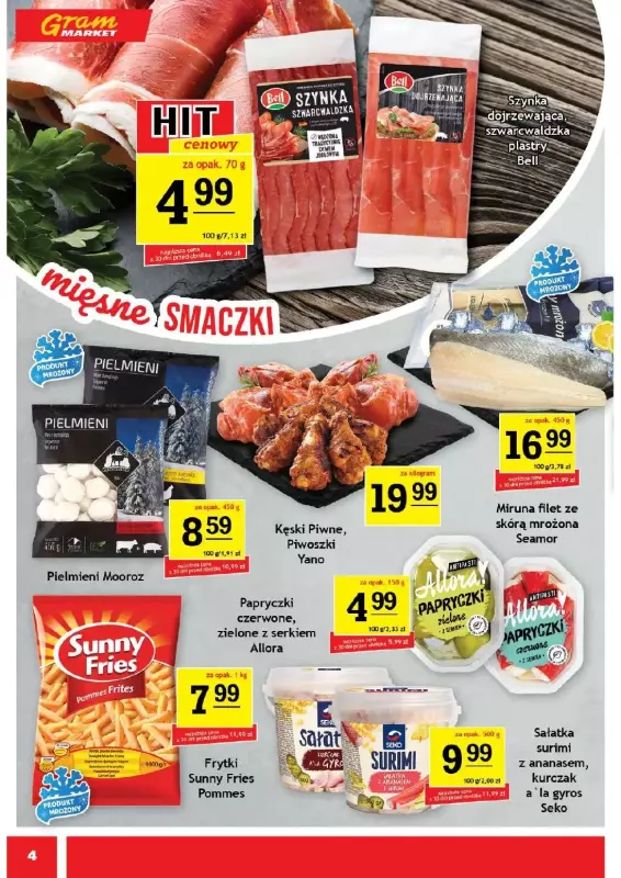 Gram Market - gazetka promocyjna Gazetka od środy 23.07 do wtorku 29.07 - strona 4