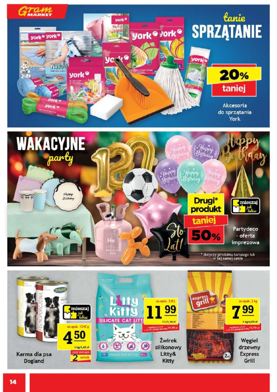 Gram Market - gazetka promocyjna Gazetka od środy 23.07 do wtorku 29.07 - strona 14