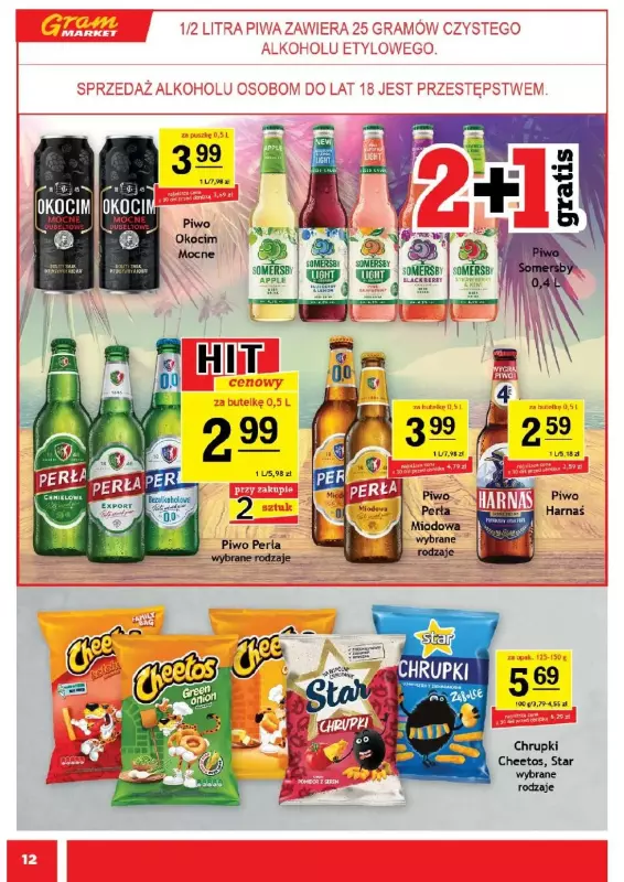 Gram Market - gazetka promocyjna Gazetka od środy 23.07 do wtorku 29.07 - strona 12