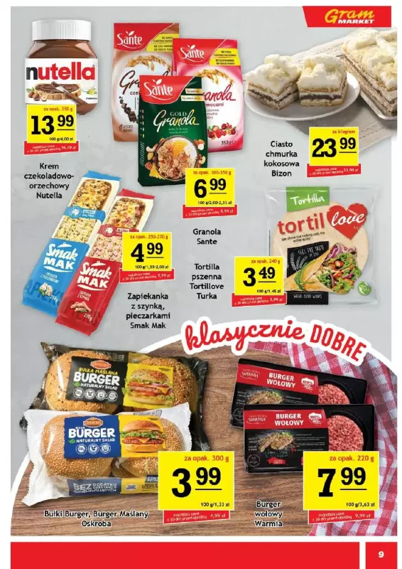 Gram Market - gazetka promocyjna Gazetka od środy 23.07 do wtorku 29.07 - strona 9
