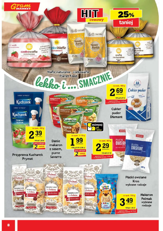 Gram Market - gazetka promocyjna Gazetka od środy 23.07 do wtorku 29.07 - strona 8