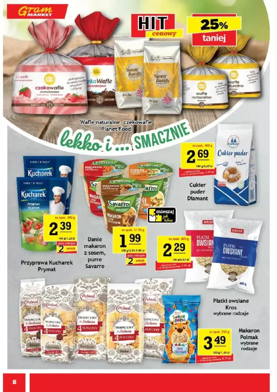 Gram Market - gazetka promocyjna Gazetka od środy 23.07 do wtorku 29.07 - strona 8