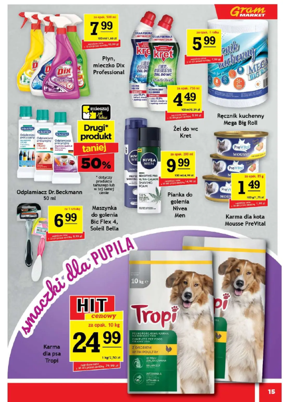 Gram Market - gazetka promocyjna Gazetka od środy 30.07 do wtorku 05.08 - strona 15