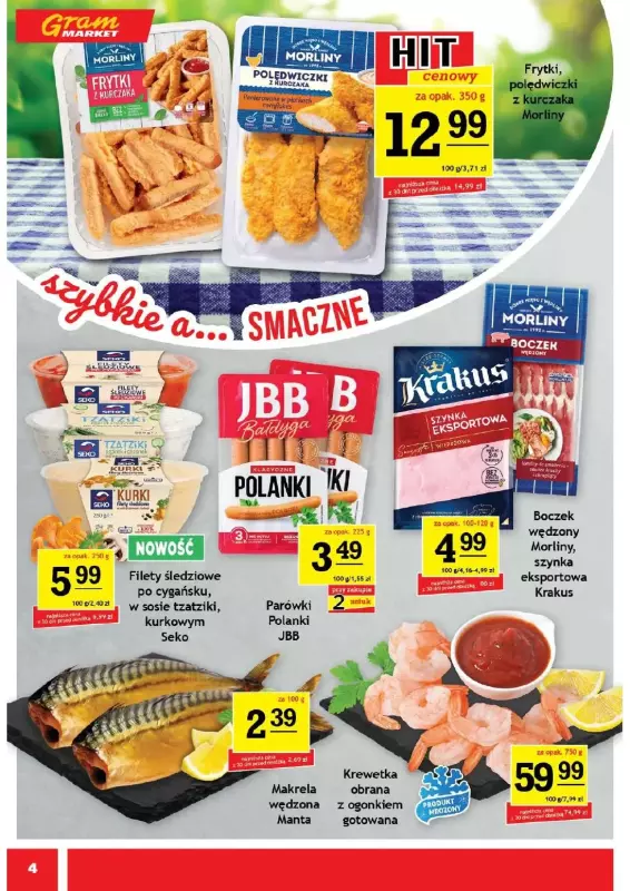 Gram Market - gazetka promocyjna Gazetka  do wtorku 05.08 - strona 4