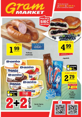 Gram Market - gazetka promocyjna Gazetka  do wtorku 05.08
