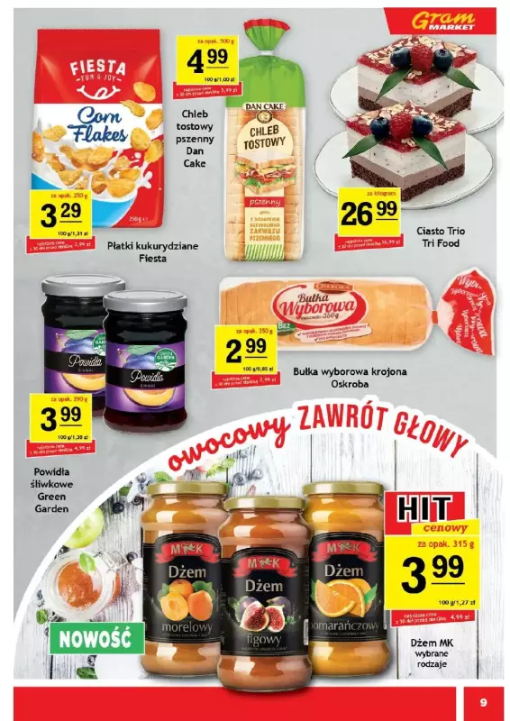 Gram Market - gazetka promocyjna Gazetka  do wtorku 05.08 - strona 9