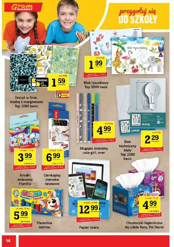 Gram Market - gazetka promocyjna Gazetka  do wtorku 05.08 - strona 14