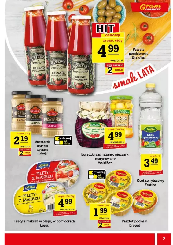 Gram Market - gazetka promocyjna Gazetka od środy 20.08 do wtorku 26.08 - strona 7