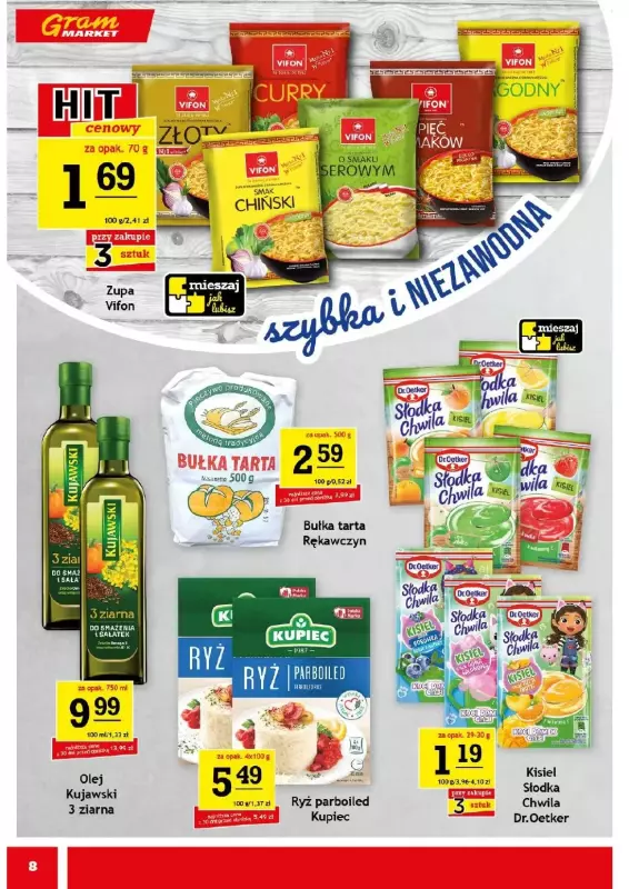 Gram Market - gazetka promocyjna Gazetka od środy 20.08 do wtorku 26.08 - strona 8