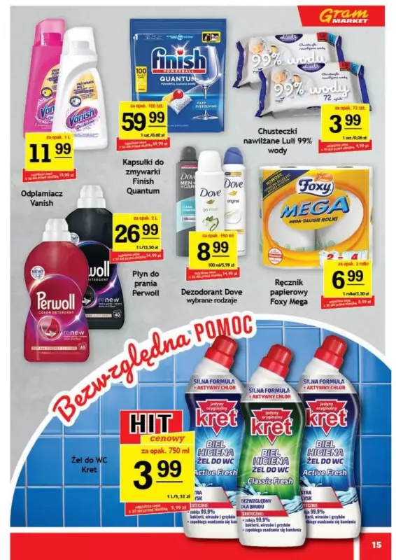Gram Market - gazetka promocyjna Gazetka od środy 10.09 do wtorku 16.09 - strona 15