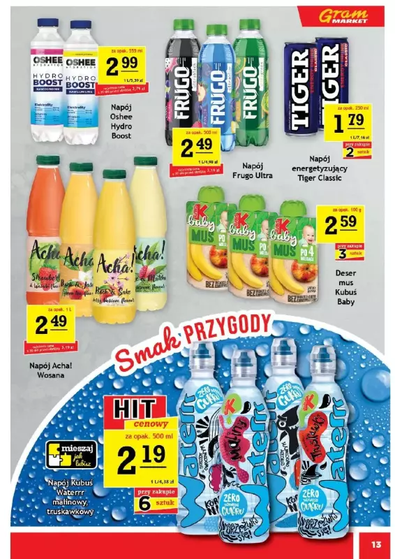 Gram Market - gazetka promocyjna Gazetka od środy 24.09 do wtorku 30.09 - strona 13