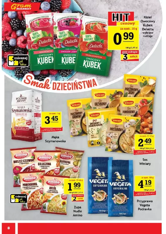 Gram Market - gazetka promocyjna Gazetka  do wtorku 30.09 - strona 8